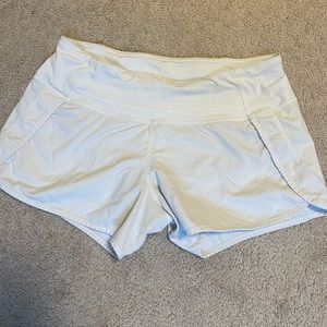 Lululemon Speed- up lined shorts